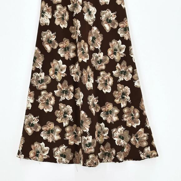 VTG 90s 5-7-9 Babydoll Maxi Dress Size 1 Forest Fairy Grunge Cottage XS Empire - Picture 3 of 8